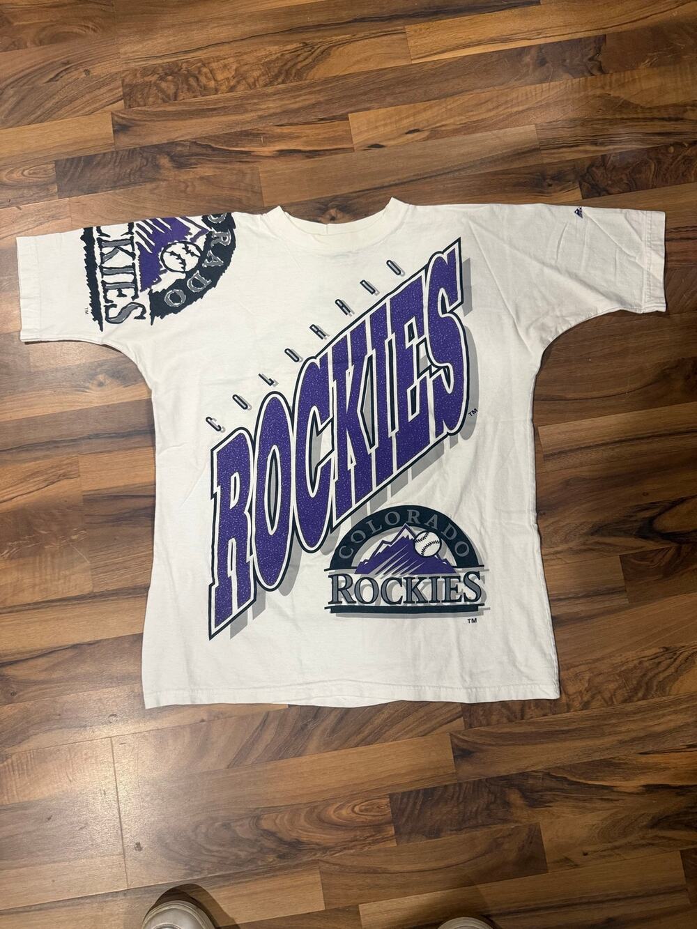 90s Apex one Colorado Rockies Dolman Size Large